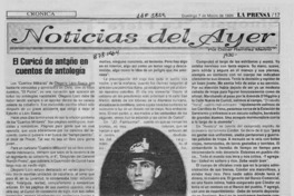 El Curicó de antaño en cuentos de antología  [artículo] Oscar Ramírez Merino.