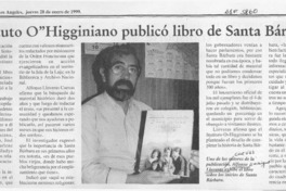 Instituto O'Higginiano publicó libro de Santa Bárbara  [artículo].