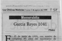 García Reyes 1041  [artículo] Filebo.