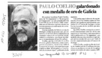 Paulo Coelho galardonado con medalla de oro de Galicia  [artículo].