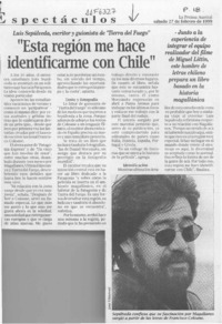 "Esta región me hace identificarme con Chile"  [artículo].
