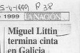 Miguel Littín termina cinta en Galicia  [artículo].