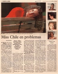 Miss Chile en problemas