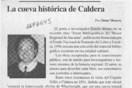 La cueva histórica de Caldera  [artículo] Omar MOnroy.