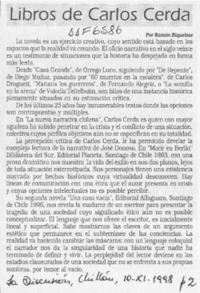 Libros de Carlos Cerda  [artículo] Ramón Riquelme.