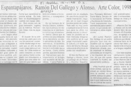 El Espantapájaros. Ramón del Gallego y Alonso  [artículo].