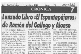 Lanzado libro "El espantapájaros" de Ramón del Gallego y Alonso  [artículo].
