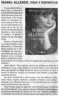 Isabel Allende, vida y espíritus