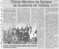 Chilote miembro de Número de Academia de Historia