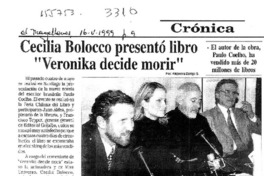 Cecilia Bolocco presentó libro "Verónika decide morir"
