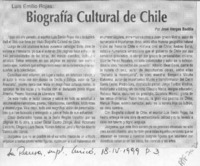 Biografía cultural de Chile  [artículo] José Vargas Badilla.