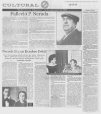 Falleció P. Neruda