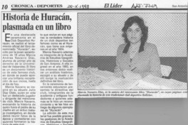 Historia de Huracán, plasmada en un libro  [artículo].