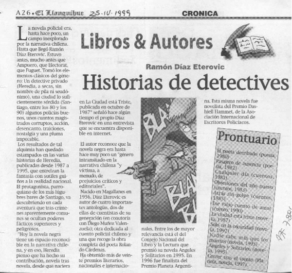 Historias de detectives  [artículo].