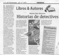 Historias de detectives  [artículo].