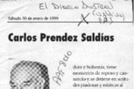 Carlos Prendez Saldías  [artículo] Hernán de la Carrera Cruz.