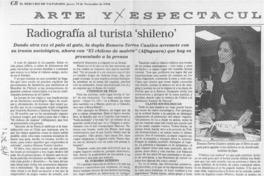 Radiografía al turista "shileno"  [artículo] C. A. D.