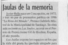 Jaulas de la memoria  [artículo] Elisa Castillo Avalos.