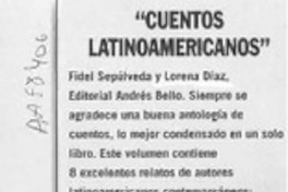 "Cuentos latinoamericanos"  [artículo].