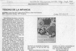 Tesoro de la infancia  [artículo] Gerardo Ruiz Betancur.