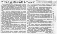 "Chile, guitarra de América"  [artículo] Cronos.