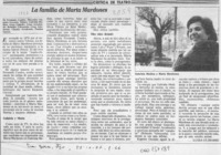 La familia de Marta Mardones  [artículo] Luisa Ulibarri.