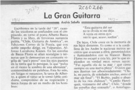 La gran guitarra  [artículo] Andrés Sabella.