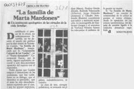 "La familia de Marta Mardones"  [artículo] Sergio Palacios.