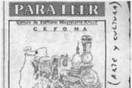 El Tren de Chiloé  [artículo].
