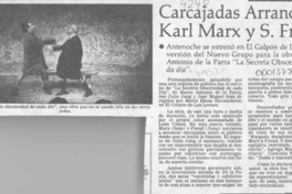 Carcajadas arrancaron Karl Marx y S. Freud  [artículo].