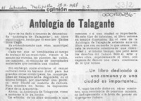 Antología de Talagante  [artículo].