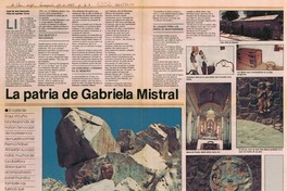 La patria de Gabriela Mistral