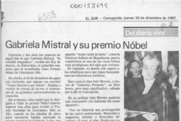 Gabriela Mistral y su premio Nóbel  [artículo] Cronos.