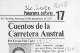 Cuentos de la Carretera Austral  [artículo] Carlos Ruiz-Tagle.