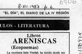 Areniscas  [artículo] Luis E. Aguilera.