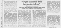 "Origen y ascenso de la burguesía chilena"  [artículo] Fidel Araneda Bravo.