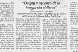 "Origen y ascenso de la burguesía chilena"  [artículo] Fidel Araneda Bravo.