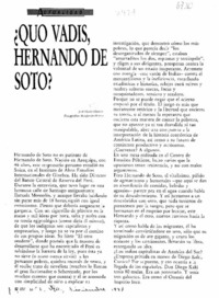 Quo Vadis, Hernando de Soto?  [artículo] Marta Blanco.