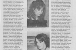 "La mujer en la poesía chilena de los años 80"