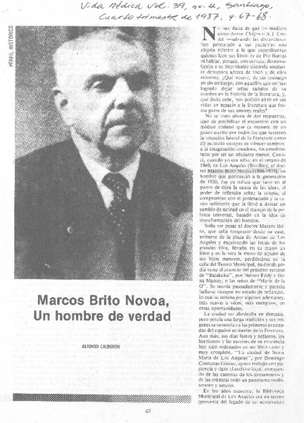 Marcos Brito Novoa, un hombre de verdad