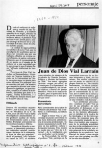 Juan de Dios Vial Larraín  [artículo].