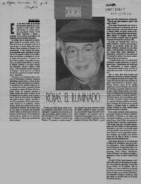 Rojas, el iluminado  [artículo] Oscar Vega.