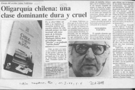 Oligarquía chilena, una clase dominante, dura y cruel  [artículo].