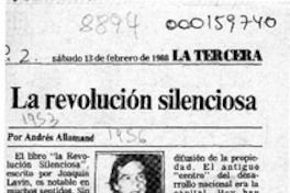 La revolución silenciosa  [artículo] Andrés Allamand.