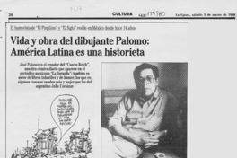 Vida y obra del dibujante Palomo, América Latina es una historieta  [artículo] Hernán Vidal.