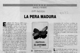 La pera madura  [artículo] Graciela Romero.