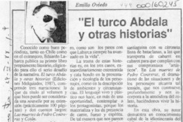 "El turco Abdala y otras historias"  [artículo] Emilio Oviedo.