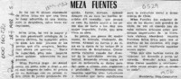 Meza Fuentes  [artículo] Humberto Díaz Casanueva.