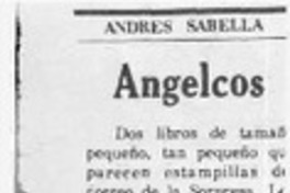 Angelcos  [artículo] Andrés Sabella.
