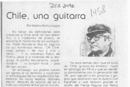 Chile, una guitarra  [artículo] Marino Muñoz Lagos.